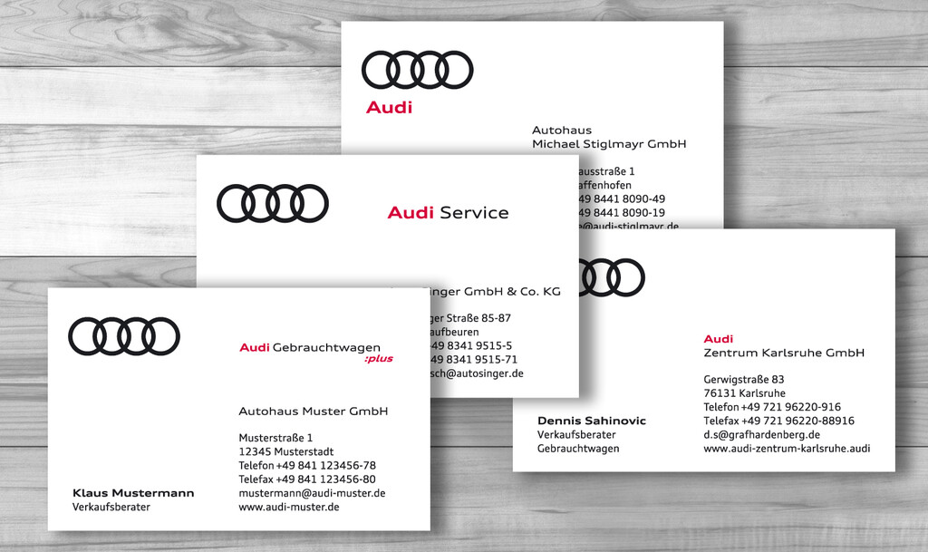 Audi Visitenkarten