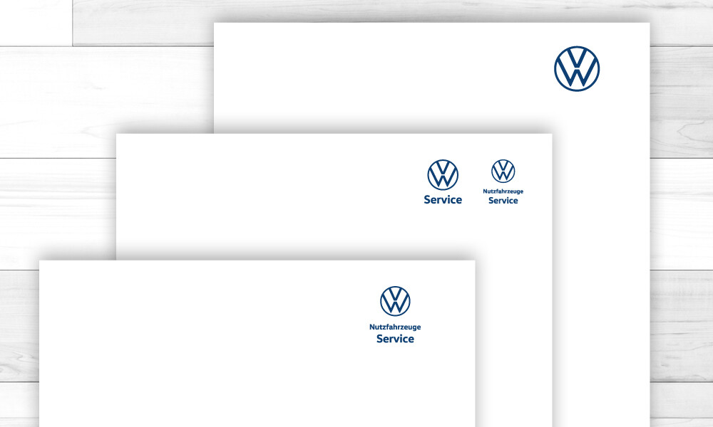 VW LOGO-Briefbogen