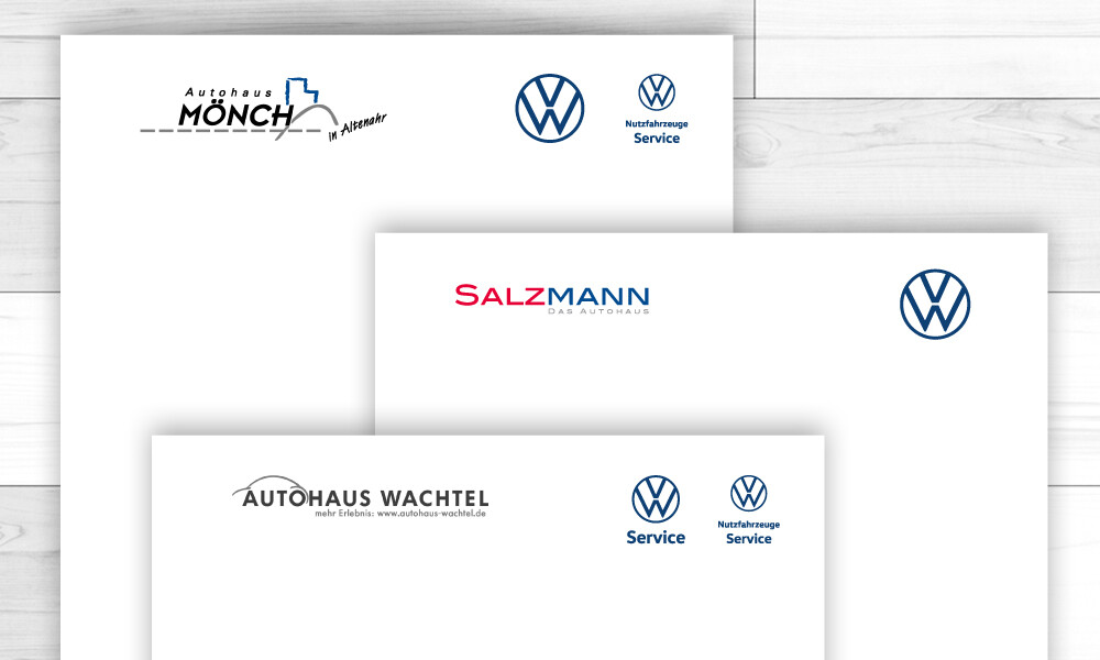 VW Rechnungs-Briefbogen