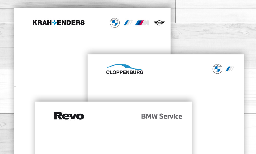 BMW Rechnungs-Briefbogen