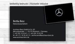 Schwarze Mercedes Visitenkarten 01-vk-07
