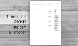 Briefbg. mit Firmeneindruck 03-BB-09s VW