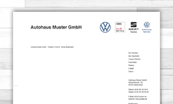 Briefbg. mit Firmeneindruck 03-BB-21s VW