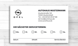 OPEL Service-/ Terminkarte 05-tk-01