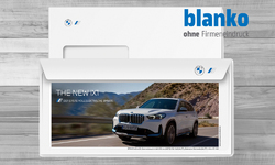 BMW iX1 Motiv-Briefumschlag -blanko-