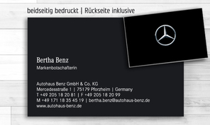 Schwarze Mercedes Visitenkarten 01-vk-07