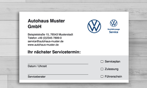Service-/ Terminkarten 03-tk-03s VW-1