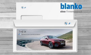 BMW iX Motiv-Briefumschlag -blanko-