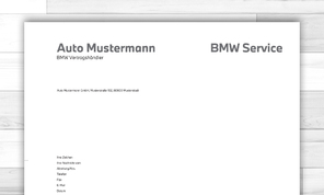 BMW Service Briefbogen 02-BB-04