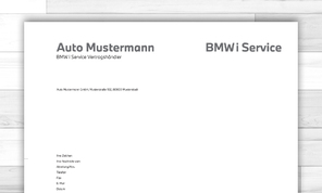 BMWi Service Briefbogen 02-BB-09