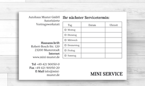 02-tk-05-2 | Service-/ Terminkarten 