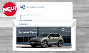 VW Tiguan mit Firmeneindruck 
